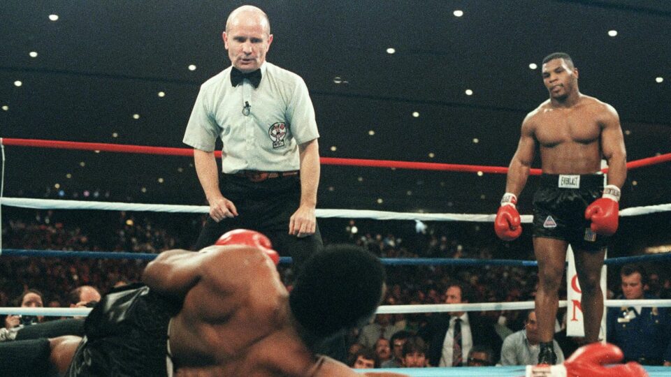 Use your lead hook like Mike Tyson